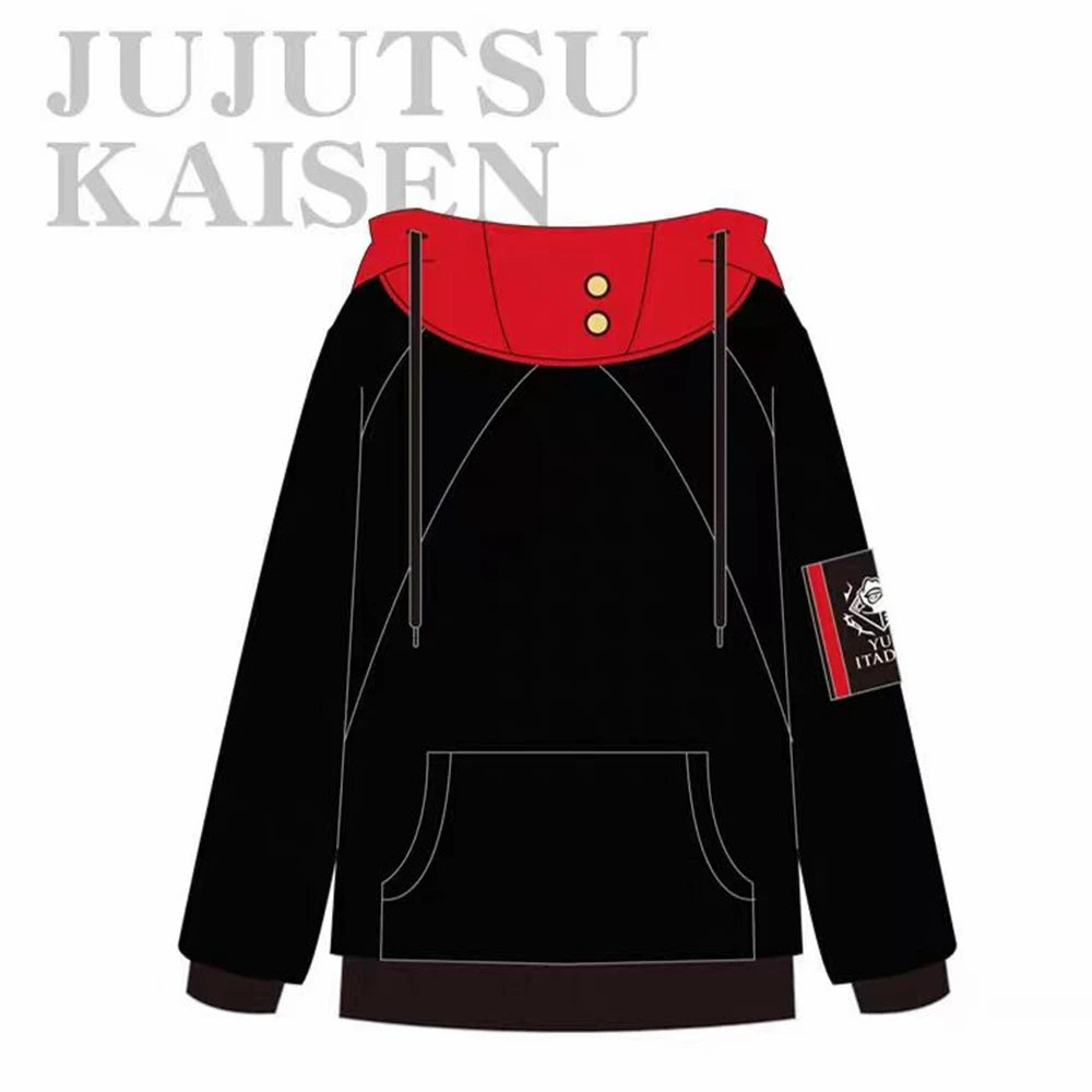 Jujutsu Kaisen Gojo Satoru Itadori Yuji Cosplay Costume Adult Unisex Pullover Coat Casual Hoodie Jacket Sweatshirt Suit Clothes