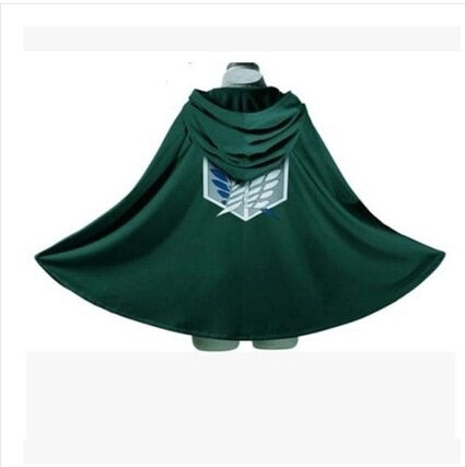 Anime no Kyojin Cloak Cape Clothes Cosplay Costume Fantasia Attack on Titan Plus