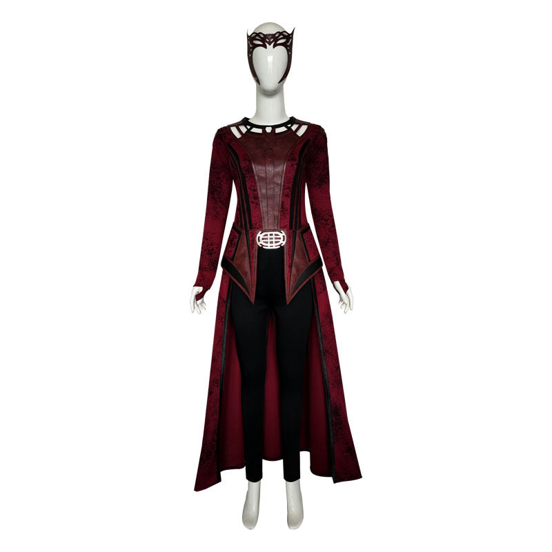 Doctor Strange 2 Crazy Multiverse Scarlet Witch Wanda Cos Blackening Revision Cosplay Costume