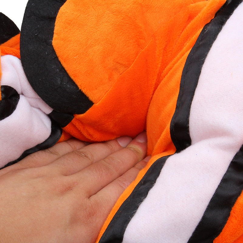 Deluxe Adorable Child Clownfish From Pixar Animated Film Finding Nemo Little Baby Fishy Halloween Cosplay Costume