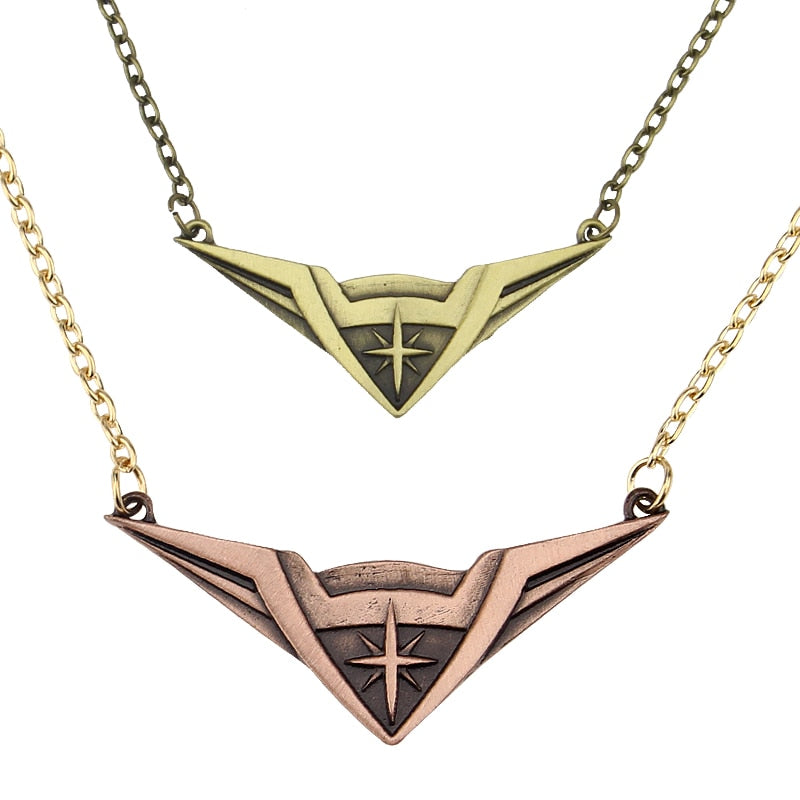 Marvel Comic Wonder Woman Crown Charm Pendant & Necklace
