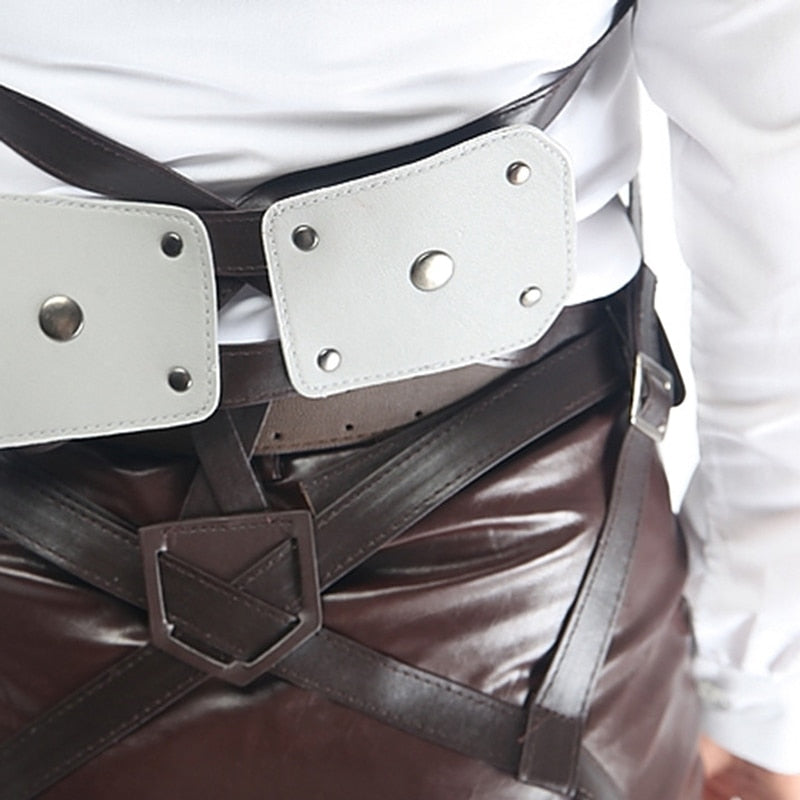 Attack on Titan Cosplay Harness Belts Set Japanese Anime Shingeki No Kyojin Levi Recon Corps Anime Costume Adjustable Belts