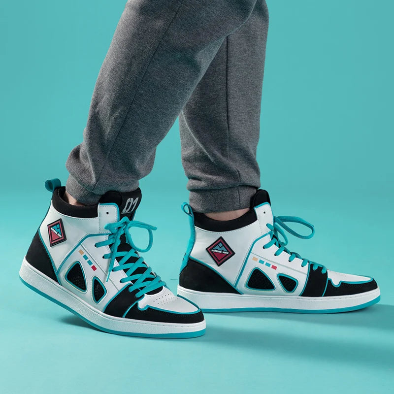 Moeyu Hatsune Miku Shoes for Men Vocaloid Cosplay Male Sneakers Women Tennis Sport Athletic Anime Figure Shoe Casual Shoes