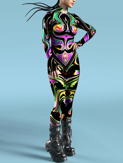 Video Game Pattern Digital Printing Cosplay Jumpsuit