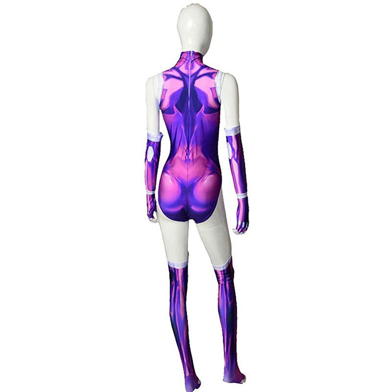Marvel Hero Tight jumpsuit stretchy girl Halloween cosplay