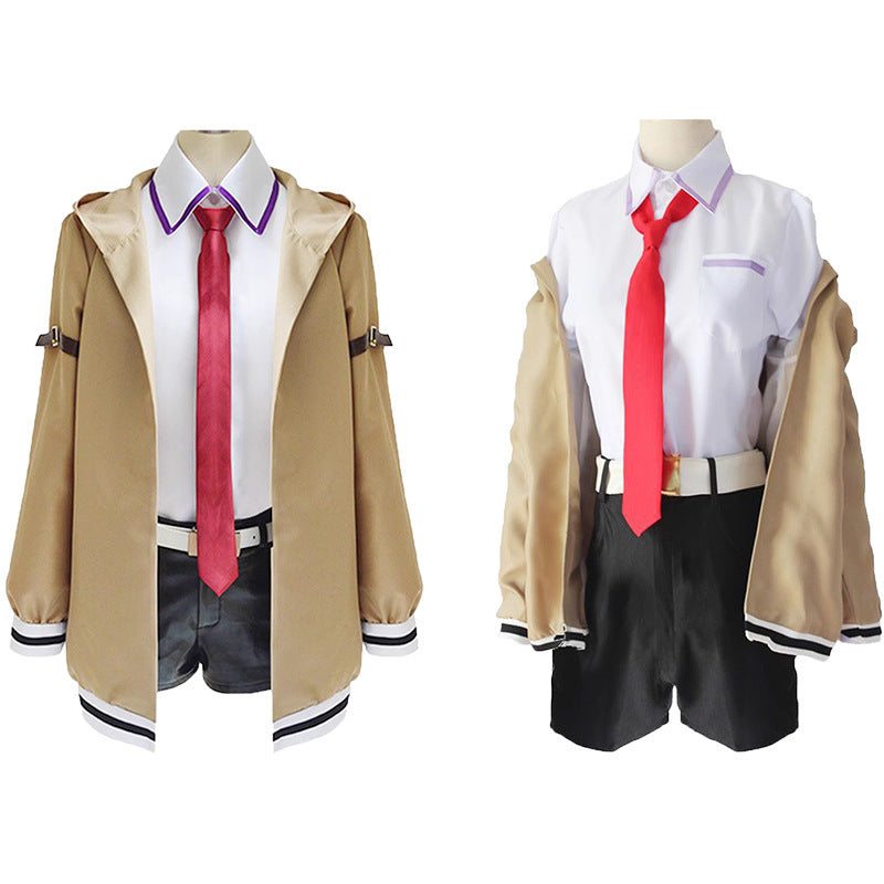 Steins Gate Cosplay Costume: Kurisu Makise Full Set