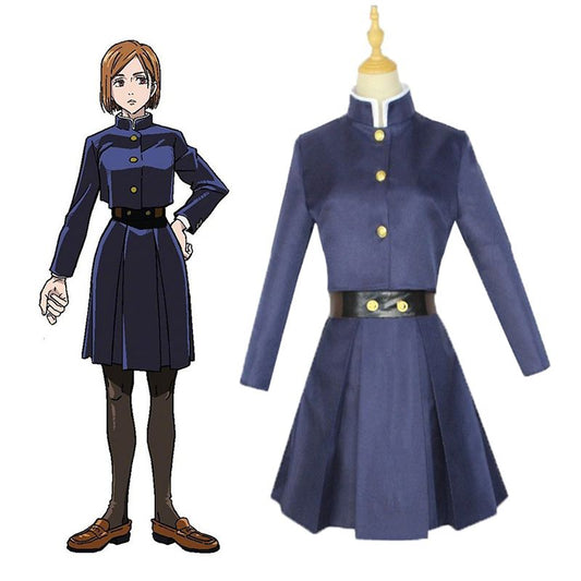 Jujutsu Kaisen Cosplay Costume Kugisaki Nobara  Dress Halloween Party