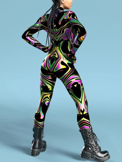 Video Game Pattern Digital Printing Cosplay Jumpsuit