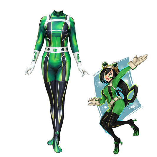 My Hero Academia Asui Tsuyu Cosplay Costume