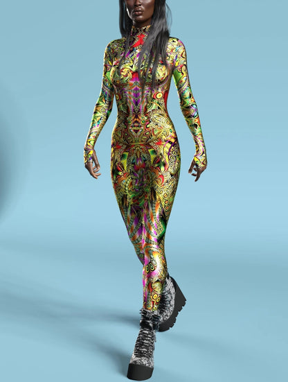 Video Game Pattern Digital Printing Cosplay Jumpsuit