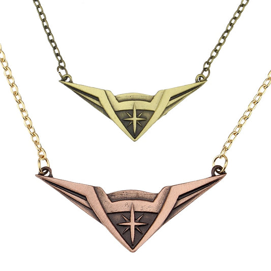 Marvel Comic Wonder Woman Crown Charm Pendant & Necklace