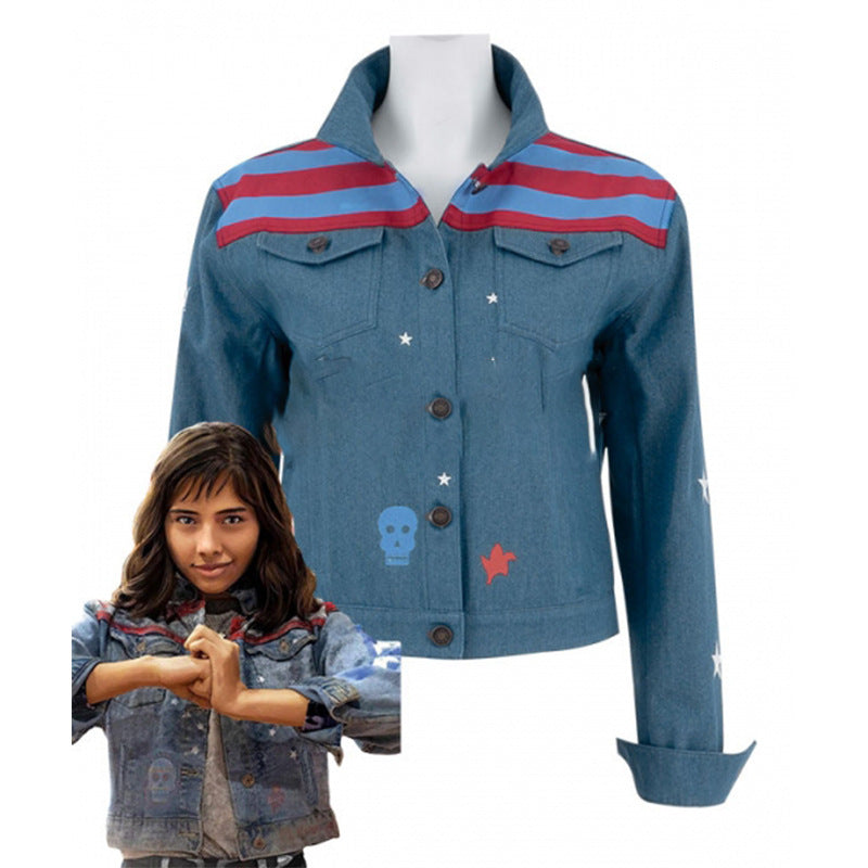 Marvel Doctor Strange 2 Miss America Coat COS Costume Halloween Cosplay Costume