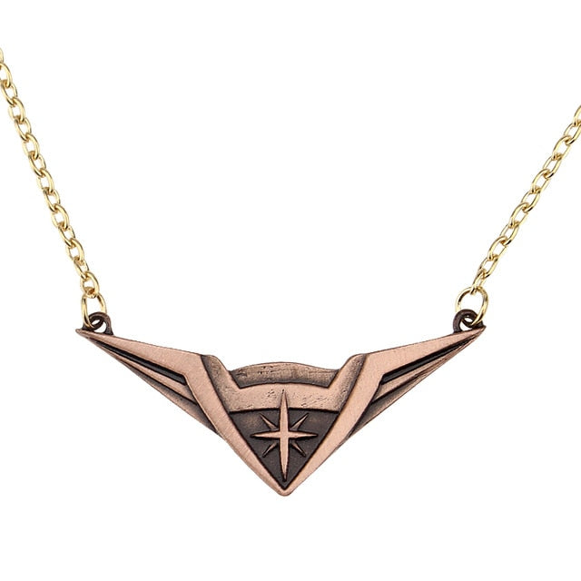 Marvel Comic Wonder Woman Crown Charm Pendant & Necklace