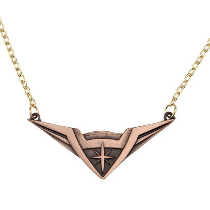 Marvel Comic Wonder Woman Crown Charm Pendant & Necklace
