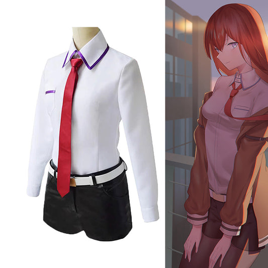 Steins Gate Cosplay Costume: Kurisu Makise Full Set