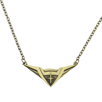 Marvel Comic Wonder Woman Crown Charm Pendant & Necklace