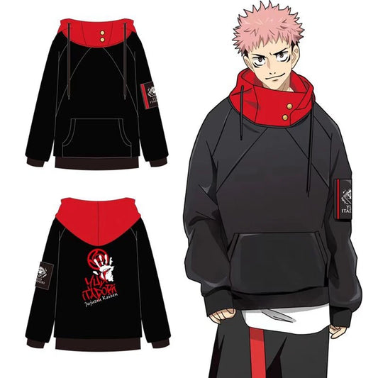 Jujutsu Kaisen Gojo Satoru Itadori Yuji Cosplay Costume Adult Unisex Pullover Coat Casual Hoodie Jacket Sweatshirt Suit Clothes